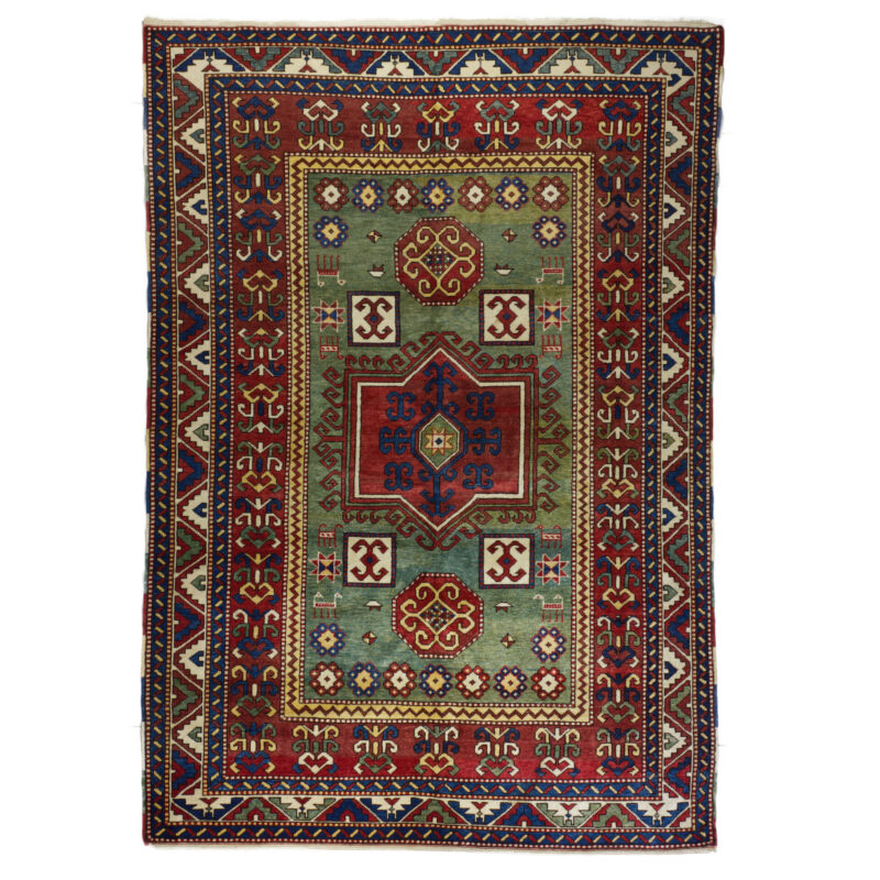 Turkish Kazak rug with 100% vegtable dye and hand span wool.