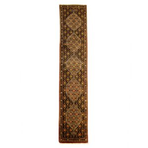 Fine Persian Senneh runner with Fish or herati Design