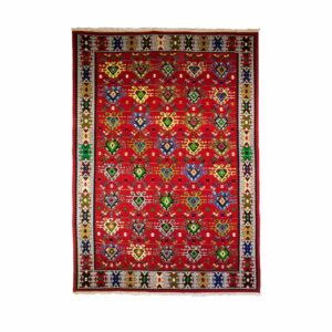 Fine unusual Red Kilim Rug