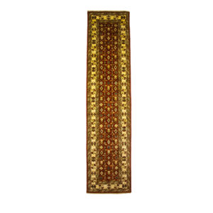 Afghan Kazak Runner Wool with allover geometric allover