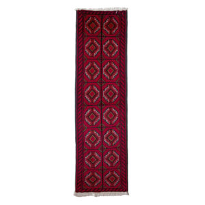 Turkoman Runner with Red Dye