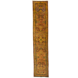 Persian Light Yellow with touch of green runner narrow and long.