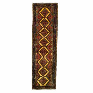Persian hamadan with geometric floral Medallion