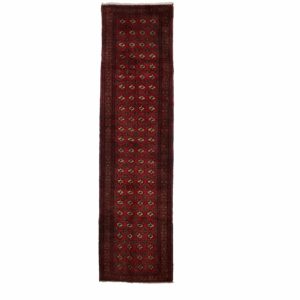 Persian Bluch Runner with Soft red wool and two rows of motif