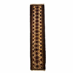 Persian Cream Bluch Runner with central medallion