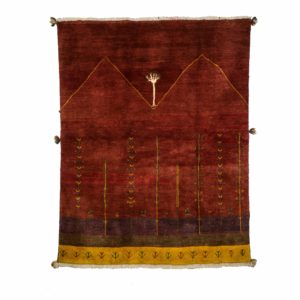 Persian Gabbeh Red Qashqai rug