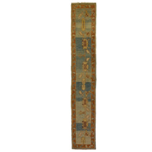 Turkish light green narrow runner